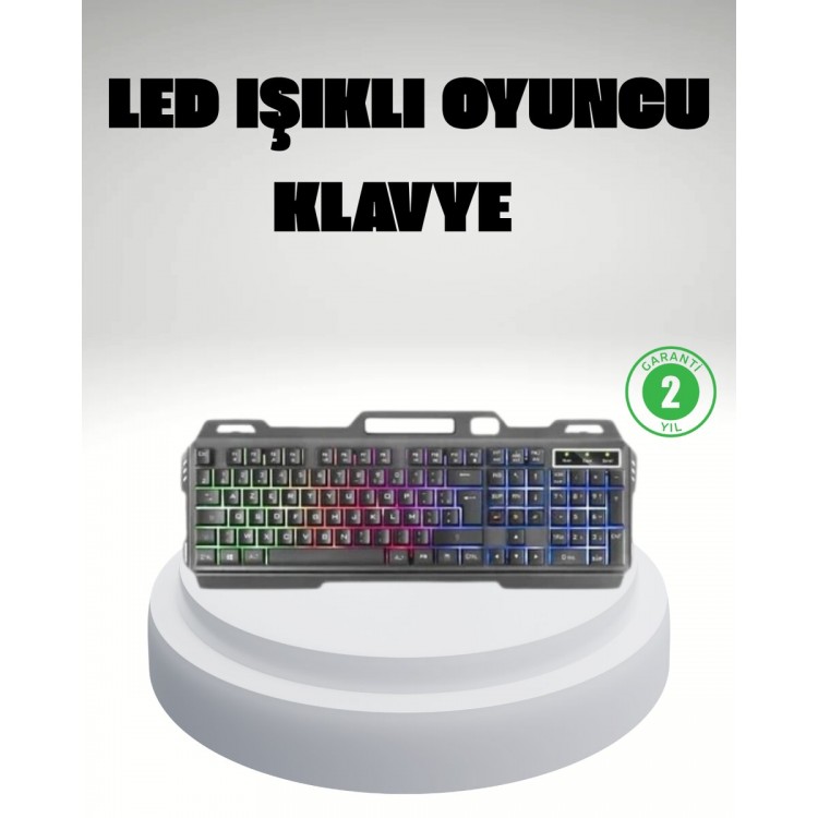 RGB Lighted Gaming Keyboard Mouse Set – TurkishQ Adjustable DPI Ergonomic and Durable Design