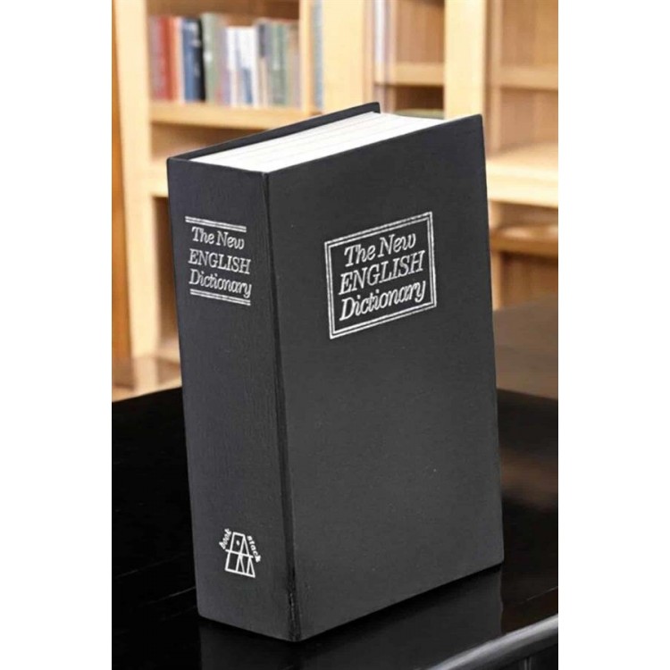 Hidden Safe English Dictionary Book Appearance Hidden with KeyMini Steel Safe Locked