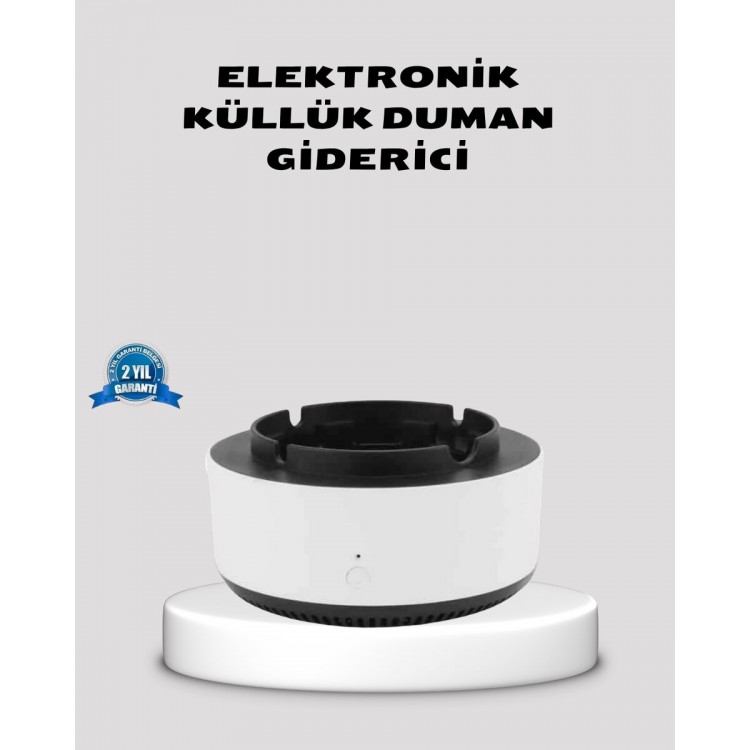 Hava Temizleyici Küllük – Sigara Dumanı Filtreli Sessiz Çalışan Şık Tasarım