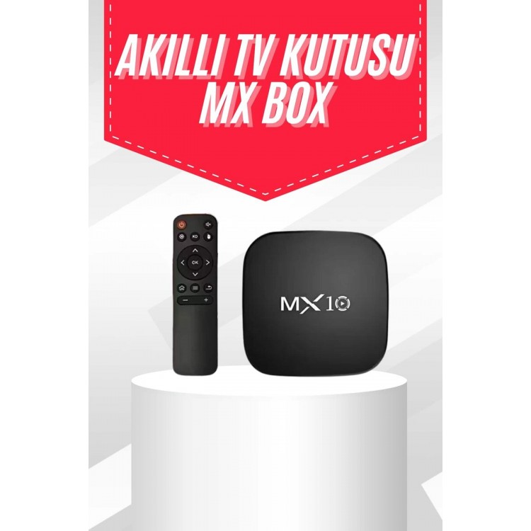 Mx Box Android Tv Media Sound 4K UltraHD Image Quality