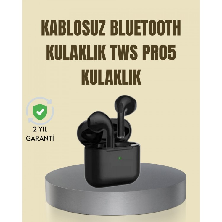 TWS Pro 5 with Bluetooth 5.1 Technology –​​Powerful and Stable Connection