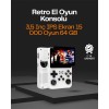R36S Taşınabilir Retro Oyun Konsolu – 15.000 Oyun 64 GB Depolama IPS Ekran