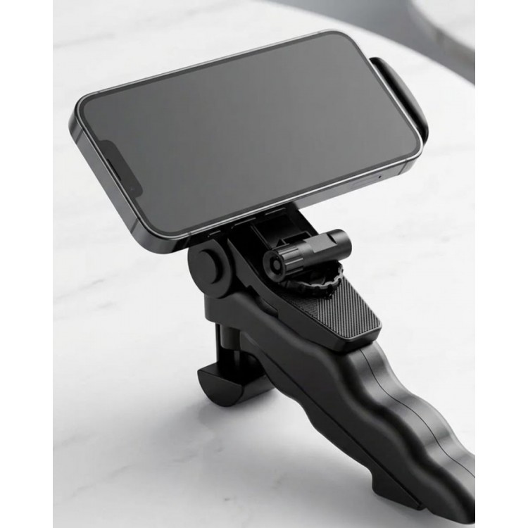 Katlanabilir Mini Telefon Tripodu Masaüstü Telefon Standı 360 Derece Ayarlanabilir