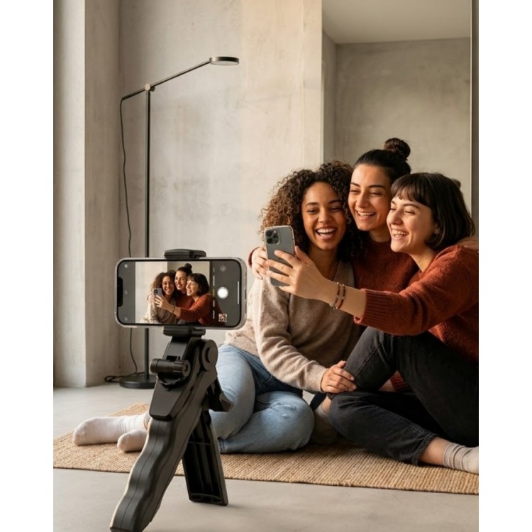 Mini Phone Tripod Adjustable Phone Stand Vlog andPhotograph Shooting Apparatus