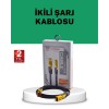 Yüksek Hızlı 65W Güç Çıkışlı Çoklu Cihaz Uyumlu Şarj Kablosu