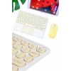 Touchpad Compatible with All Devices Bluetooth Keyboard Touchpad SlimWireless Wifi Q Keyboard