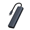 ALLY BYL-2302 5 IN 1 Type-cTo USB + Type-c + Ethernet ConverterReplicator Hub-(5775)