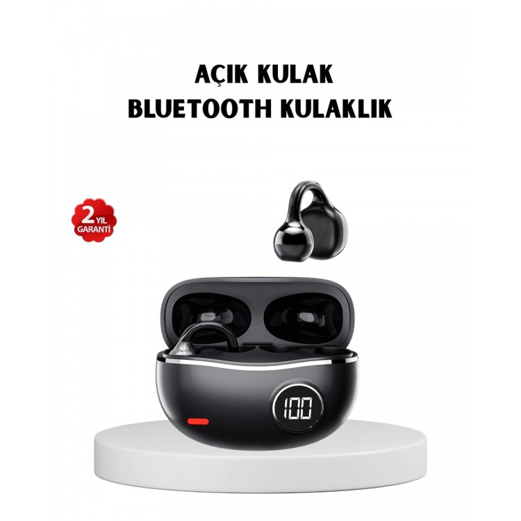 Wireless Open Ear Headphone Bluetooth 5.4 Type-C Fast Charging 30 Hours