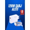 120 Watt Turbo Fast Charger Kit FastCharge 3*AA Beyaz