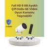 TÇift Kollu Tasarımlı Kablosuz Projeksiyon – 4K 10.000 Oyun ve Smart App Desteği