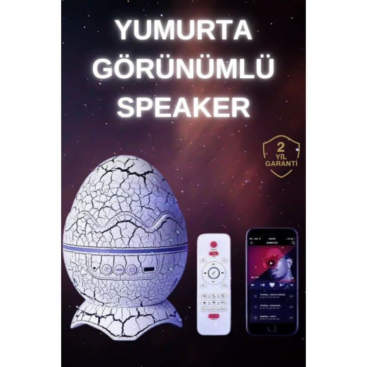 Dinosaur Speaker Color Changing Projection Mode Bluetooth SpeakerNight Light