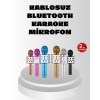 Evinizi bir konser alanına çevirmeye hazır olun! Bu Bluetooth karaoke mikrofon, hem profesyonel hem de eğlence amaçlı kullanım için tasarlandı. USB ve AUX girişleri sayesinde farklı cihazlarla kolayca uyum sağlar; telefon, tablet, bilgisayar veya hoparlör