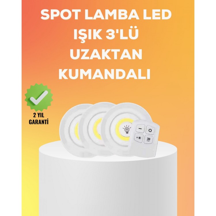 It's purposeful Use For Wireless Adhesive 3 LED Remote Controlled SpotlightsLamba