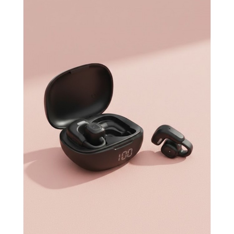 Open Design Wireless Bluetooth Sports Headset with LED Display