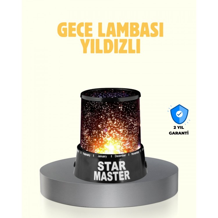 LED Color Changing Star Projector Galaxy Effect Nightlamp