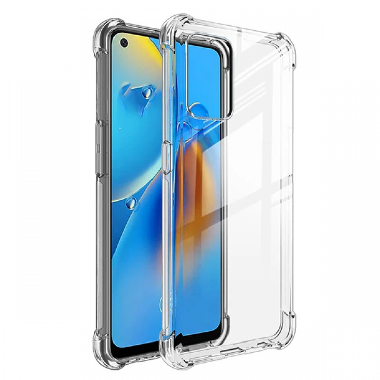 OPPO Reno F19-A74 Kamera Korumalı Shockproof Silikon Kılıf-(5775)