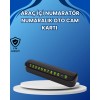 Phosphorescent In-Vehicle Parking Number - Night ViewA&nbsp;Gift&nbsp;In Solution