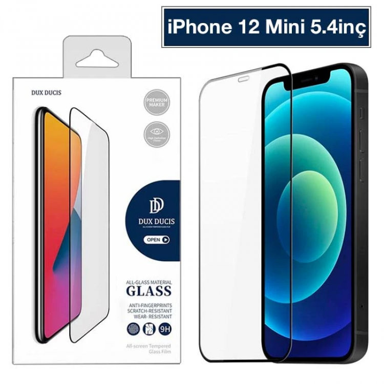 Dux Ducis iPhone 12 Mini 5.4 TemperedGlass Screen Protector 10D Full Covering-(5775)
