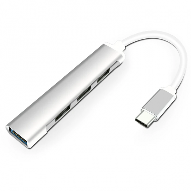 Ally S-803 4in1 Type-C to 4xUSB3.0 HUB Coupler Converter Converter Adapter-(5775)