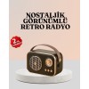 Zamansız tasarımıyla dikkat çeken bu retro radyo, klasik görünümü modern teknolojiyle birleştirir. Vintage stilini sevenler için özel olarak tasarlanan bu ürün, evinizin veya ofisinizin dekoruna nostaljik bir hava kazandırır.Bluetooth bağlantısı sayesinde