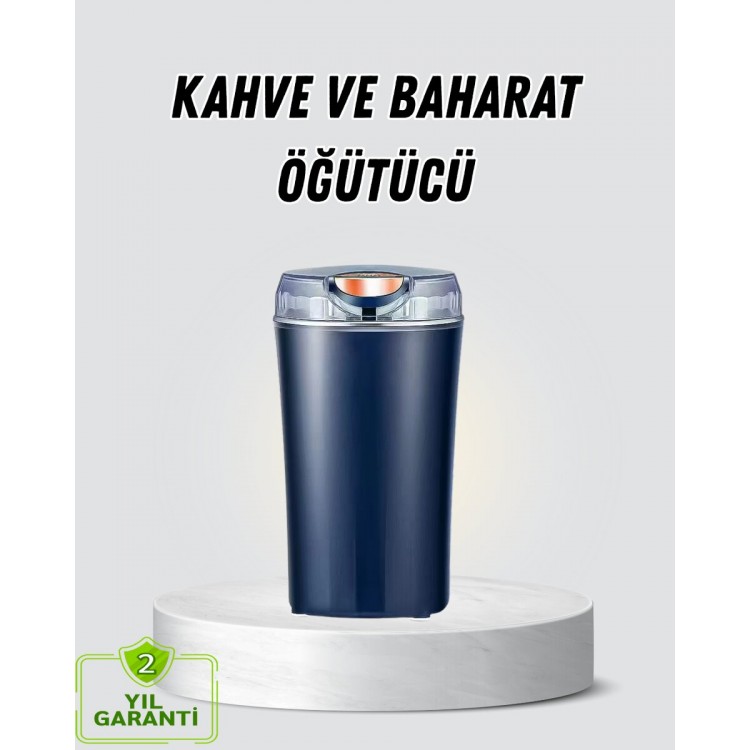 Kahve ve Baharat Öğütücü Otomatik Mekanizmalı Dayanıklı Çelik