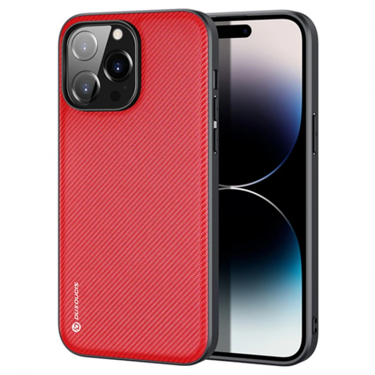 Dux Ducis Fino Series iPhone 14 Pro 6.1 inch Case Premium Woven Silicone Case-(5775)