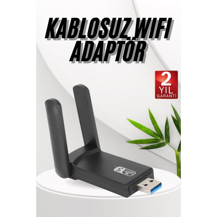 Wifi Adapter Bt5.0 Wifi 2 in 1Couple Banded Dual Antenna
