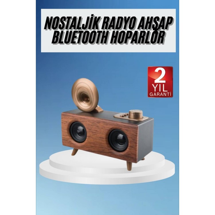 Gramaphone Radio Bluetooth Speaker Nostalgic Radio FM Radio