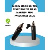 Burun ve kulak tüylerini acı vermeden almak isteyenler için bu şarjlı cihaz pratik bir çözümdür. Küçük yapısı sayesinde rahat taşınır ve saklanır. Günlük kullanımda zamandan tasarruf sağlar.Başlık yapısı, tüyleri cilde zarar vermeden keser. Tıraş işlemi s