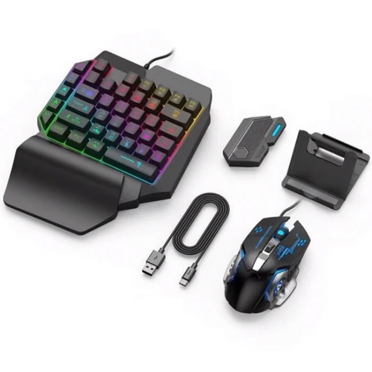 ALLY Mix Elite Plus - Gamepad for PUBG controllermobile gaming keyboard mouse converter Bluetooth Android game3*AA-(5775)