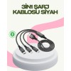 Hızlı Şarj Destekli Çoklu Şarj Kablosu – Seyahat ve Günlük Kullanım