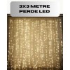 3x3 Perde LED Işık Şelale Model Özel Gün Dekoratif Aydınlatma