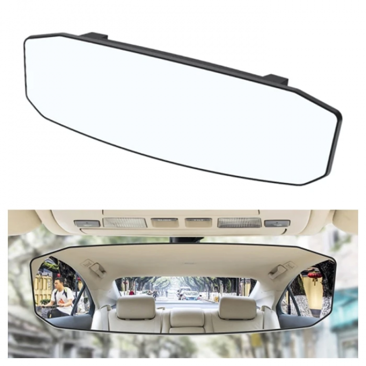 ALLY SD-2415 Curved Convex Wide Angle VehicleRearview Mirror 299x90mm-(5775)