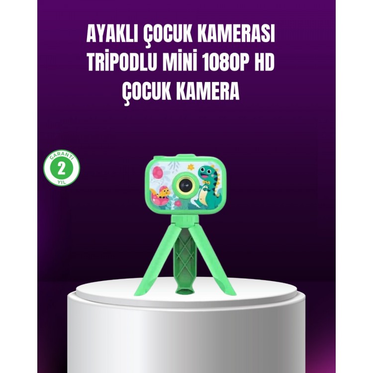 1080P HD Kids Vlog Camera – Tripod andEducational Games