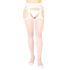 White Private Area Open Fantasy Pantyhose TM1054