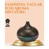 &nbsp;550 ml geniş su haznesine sahip bu cihaz, hem uçucu yağ difüzörü hem de nemlendirici olarak kullanılabilir. Güçlü buhar modunda 8-10 saat, zayıf buhar modunda 12-16 saat kesintisiz çalışabilir. Suya birkaç damla uçucu yağ eklenerek ortama hoş bi