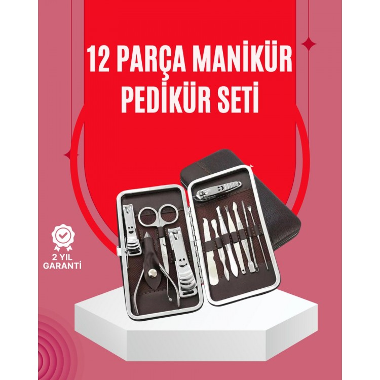 Şık ve Dayanıklı Çok Amaçlı Kişisel 12 Bakım Seti