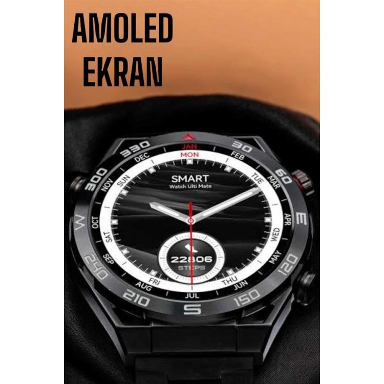 Smart Watch New Generation 2024 Model with Metal StrapBluetooth Connected
