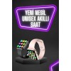 T500 akıllı saat, dokunmatik ekranı ve değiştirilebilir kordon seçenekleri ile tarzınıza ve zevkinize en uygun şekilde kullanım sunar. Şık ve modern tasarımı sayesinde her ortama uyum sağlayan bu akıllı saat, 12 farklı tema seçeneğiyle kişiselleştirilebil