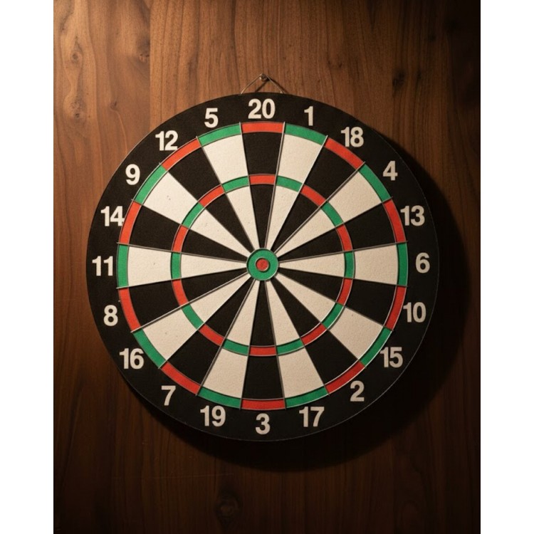 15 Inch Dartboard Set Durable Construction 4Metal Dart