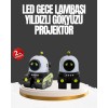 Children's Robot Projector with Music and Light for Your Room