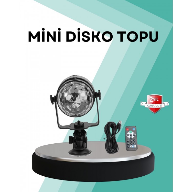 Uzaktan Kumandalı RGB Disko Projektör Işığı