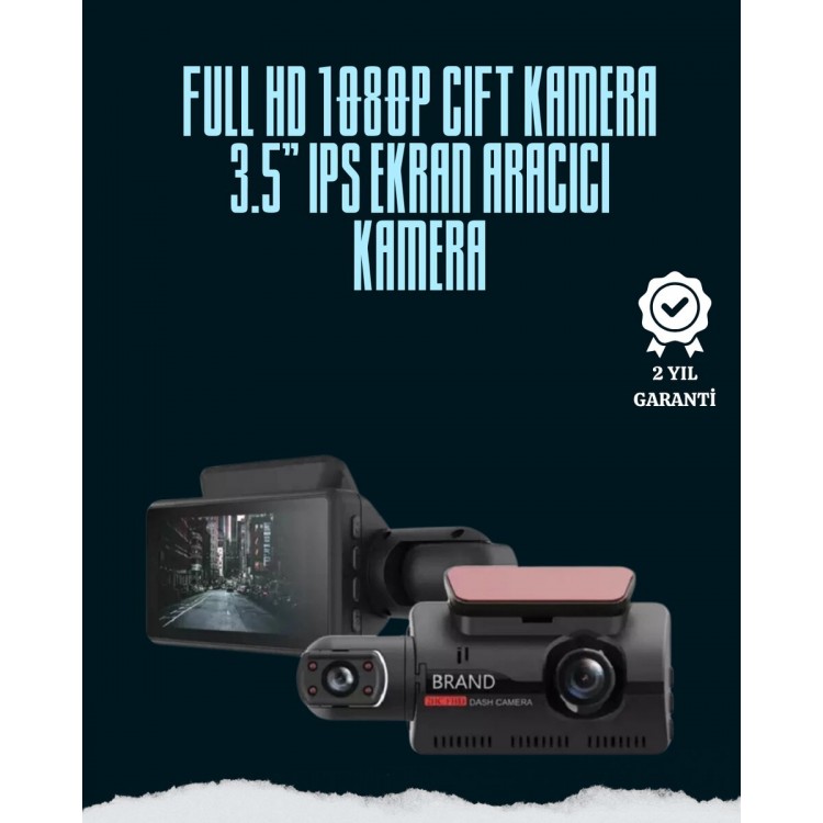 Couple In-Car Camera with Lens – Parking Protection NightM/M and Date Stamp