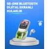 Bu kablosuz bluetooth kulaklık, yenilikçi tasarımı ve gelişmiş teknolojik özellikleriyle kullanıcılarına eşsiz bir deneyim yaşatır. Kayar kapaklı şarj kutusu, kulaklıklarınızı hem korur hem de kolay erişim sağlar. Dokunmatik ekran ile arama yanıtlama, müz