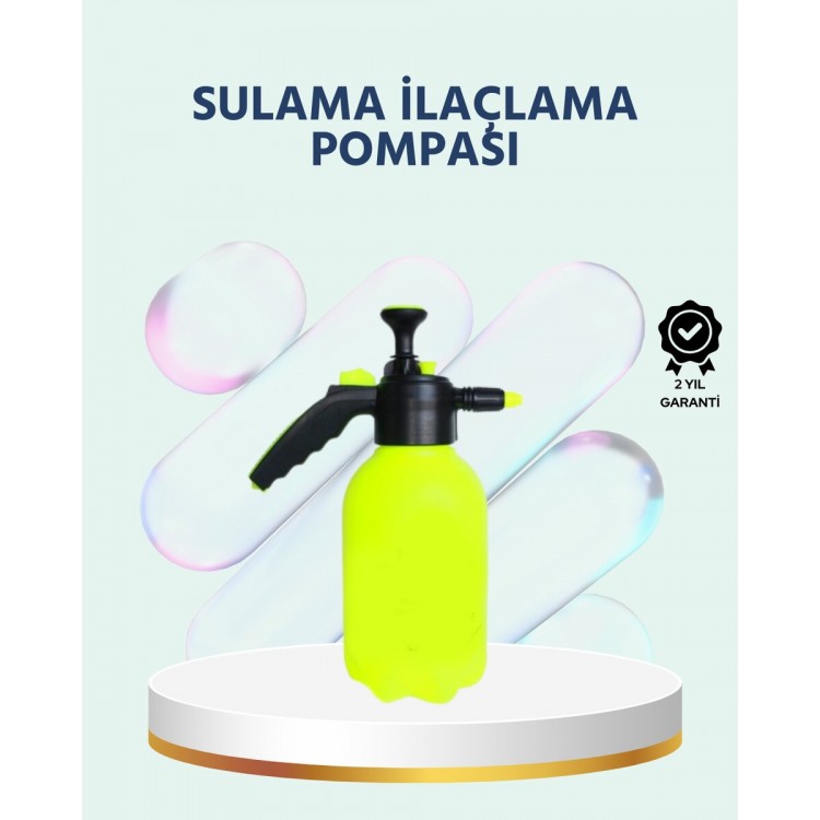 Basınçlı El Pompası 2 Litre Bakır Nozul Ayarlı Jet ve Dağınık Atım