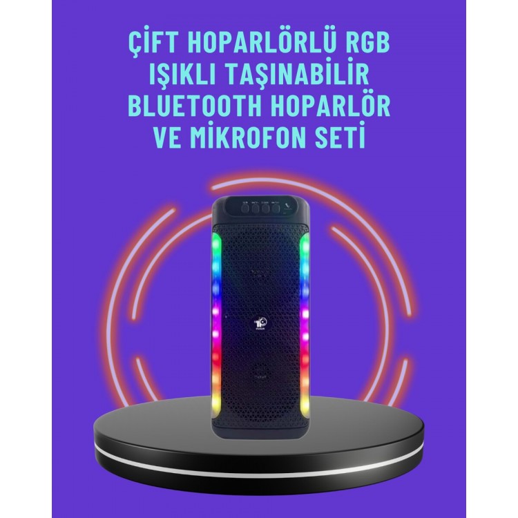 RGB Lights Suitable for Home and Outdoor UseSpeaker