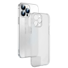 Ally iPhone 13 Pro Max 6.7inch FrostedGlass Transparent Camera Protected Case-(5775)