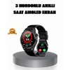 AMOLED ekran teknolojisine sahip bu şık akıllı saat, net görüntüsü ve canlı renkleriyle tüm detayları göz alıcı biçimde sunar. Bildirimleri, mesajları ve sağlık verilerini büyük ekran üzerinden kolayca takip edebilir, günlük yaşamınızı akıllıca planlayabi