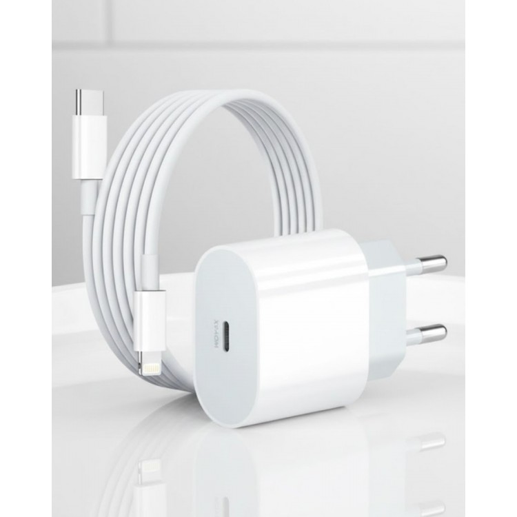 iPhone 12 11 XR XS X 8 Plus 7 20W PD Lightning Hızlı Şarj Adaptörü