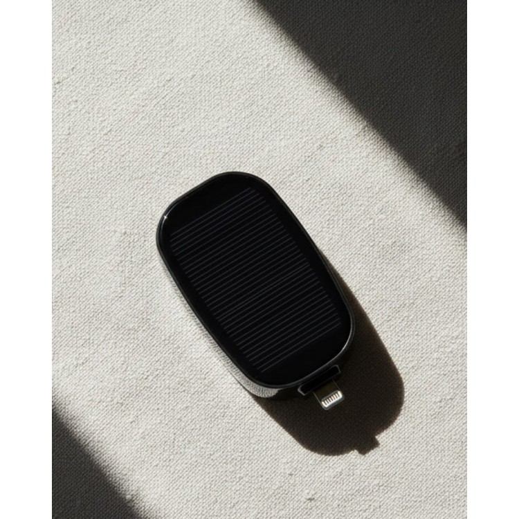 Mini Solar Powered Powerbank Pocket Type Emergency Chargingdevice